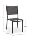 6x Sedia Hilde Antracite Lh32 - 
