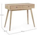 Consolle Alannis  2 cassetti in legno nobilitato