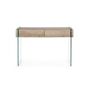Consolle 2 cassetti moderna legno 110x40x75h cm
