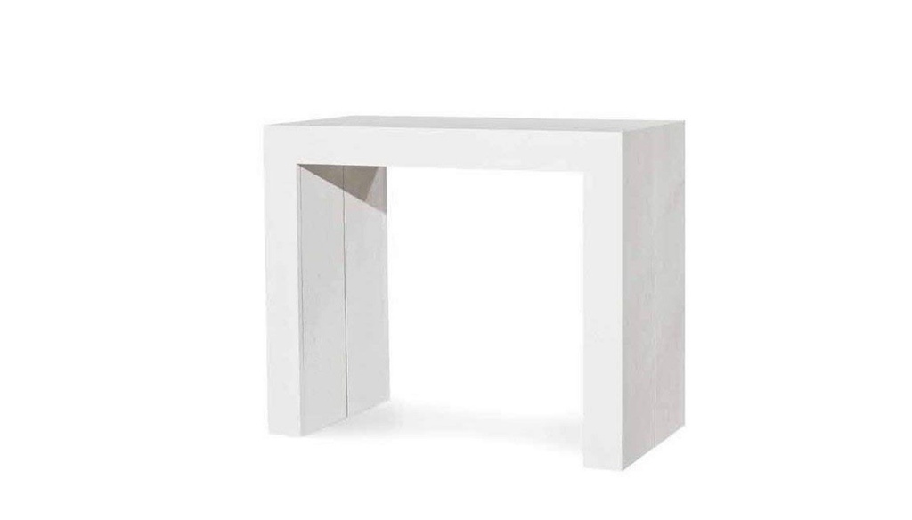 Consolle tavolo allungabile Audace bianco larice EFFEZ
