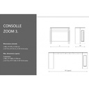 Consolle Zoom 3 olmo allungabile 90x47x76 cm. EFFEZ