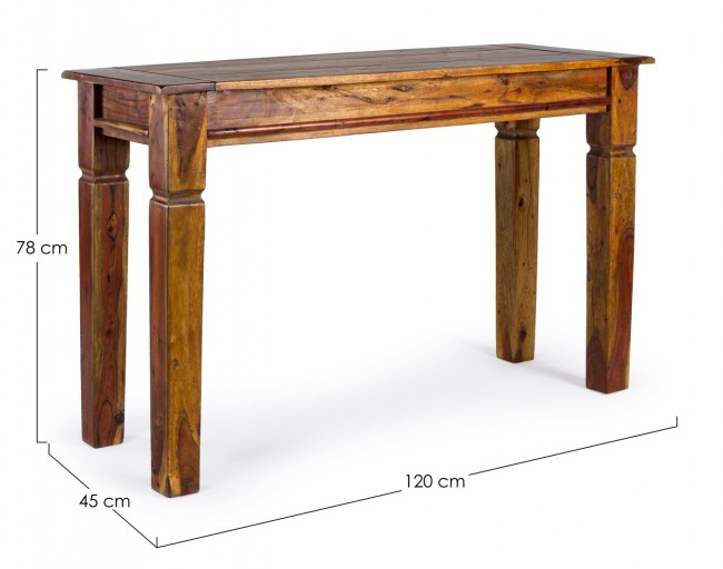 Consolle rustica Chateaux 120x45x78h cm
