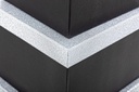 8x Set3 Scatola Glitter Nero