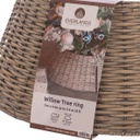 Copri base per albero di Natale Willow colore Grigio H 28 x ø 70 cm