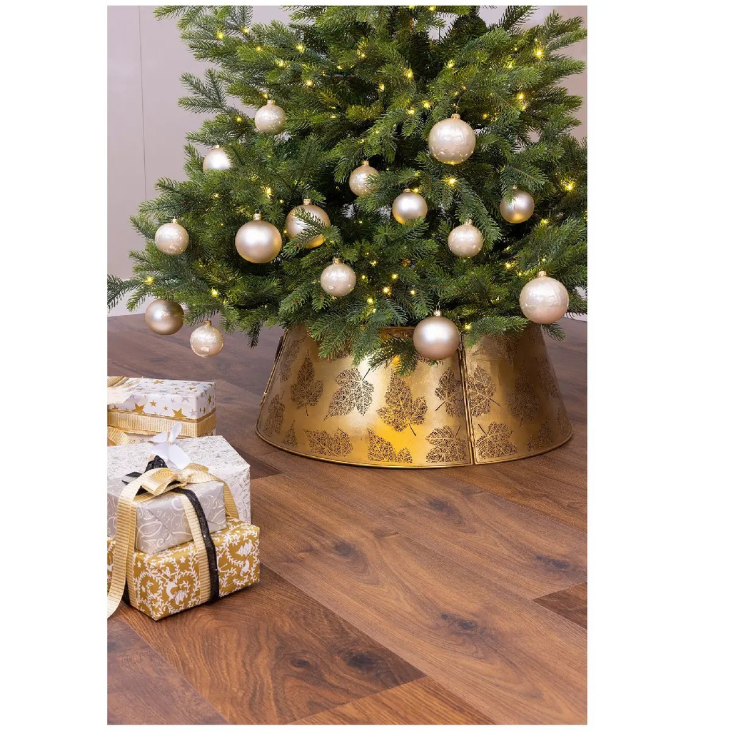 Copri Base Per Albero Di Natale Diametro 61 H25,5 Cm Oro