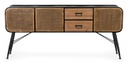 Credenza 3 ante e 2 cassetti in metallo stile vintage