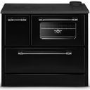 Cucina a Legna Stufa 9 Kw Nera Beatrice - Dimensioni 87x51x79 cm