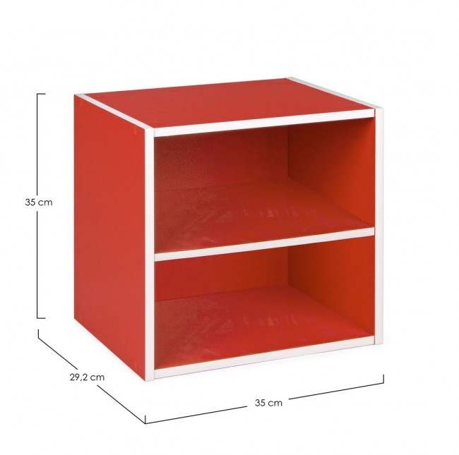 Cubo C-Mensola Composite Rosso  