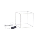 Cubo con 210 microled bianco cm 25 x 25
