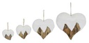 Cuore innevato grande nal-0070 cm. 39 x41
