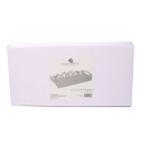 Cuore metallo con uccellino oro cm12x11x5