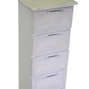 Cuore vimini bianco cm50