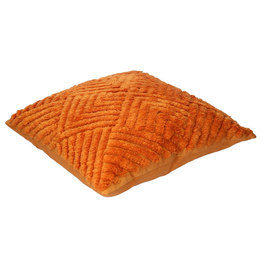Cuscino tessuto arancione cm 40x40h12
