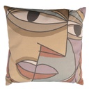 Cuscino tessuto multicolor quadro cm 38x38
