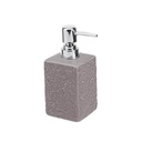 Dispenser sapone grigio della serie Petra