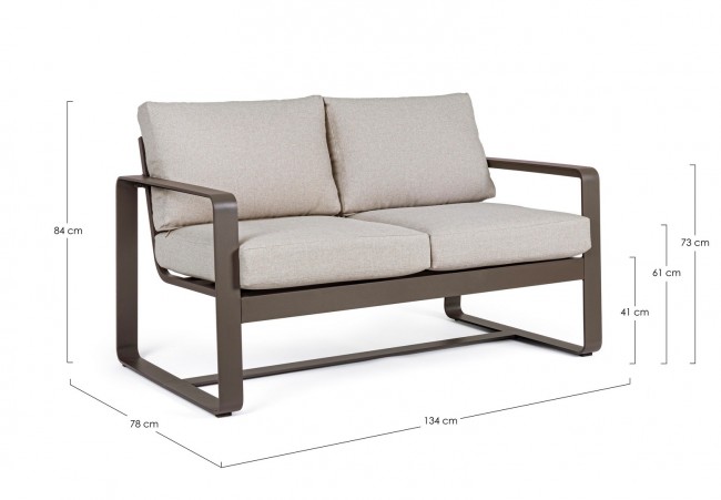 Divano 2P C-C Merrigan Coffee Yk14
