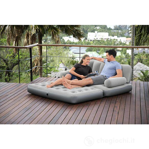 Divano letto gonfiabile matrimoniale per soggiorno o salotto Multi-Max Bestway 75073
