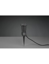 Faretto Da Esterno Orientabile Ubangi Nero Con Picchetto GU10 IP65 Trio Lighting