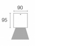 Faretto Plafone 6W Led 3000K  linea lula  bianco