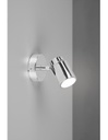 Faretto Spot Orientabile Metallo Cromo Angelo Trio Lighting