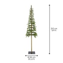 Albero di Natale Alpine Fir H 210 x ø 50 cm