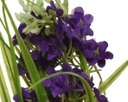 Fiori Artificiali in poliestere assortiti con nastrino