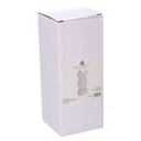 Festone vetro pallina bianco filo 27 pezzi cm65