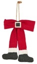 Fiocco natale panno ro. x porta nbr-1255 cm. 48 x 6 h 53