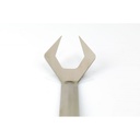 Forchettone in acciaio accessori barbecue cm 50