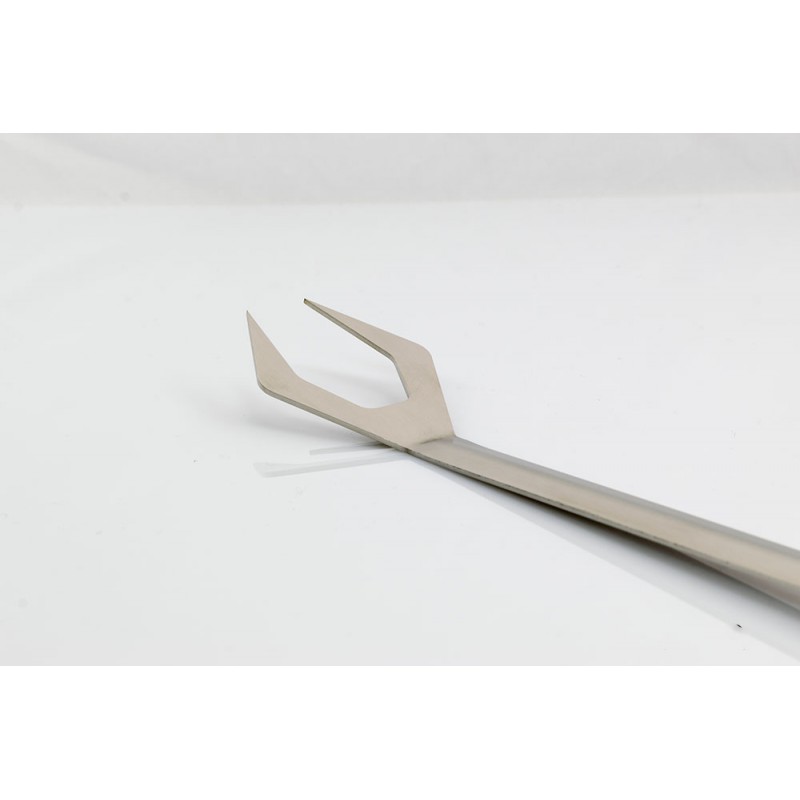 Forchettone in acciaio accessori barbecue cm 50