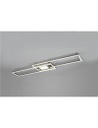 Ganado plafoniera led rettangolare acciaio retro-illuminata rgb con telecomando multifunzione l. 110cm Moderno LED