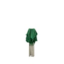 Gazebo pieghevole 3x3 Verde in PVC impermeabile