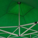 Gazebo pieghevole 3x3 Verde in PVC impermeabile