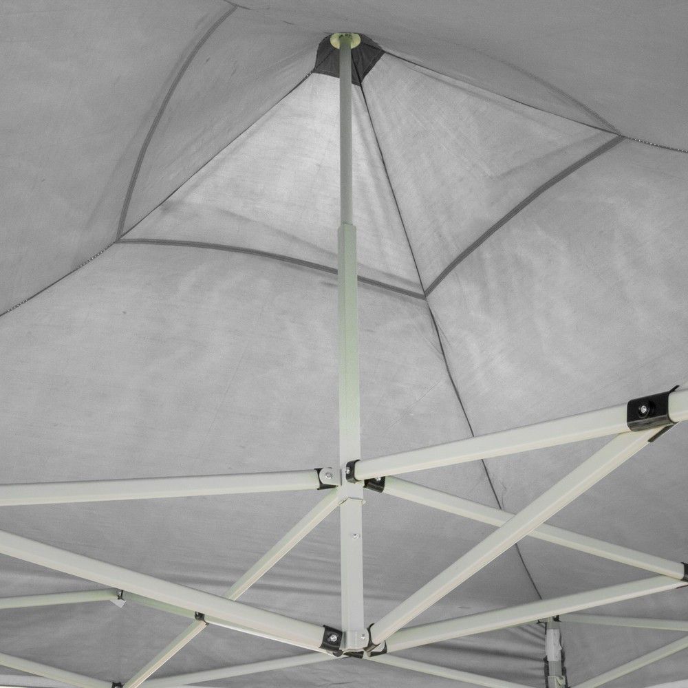 Gazebo richiudibile pieghevole 3 x 2 Bianco in PVC impermeabile