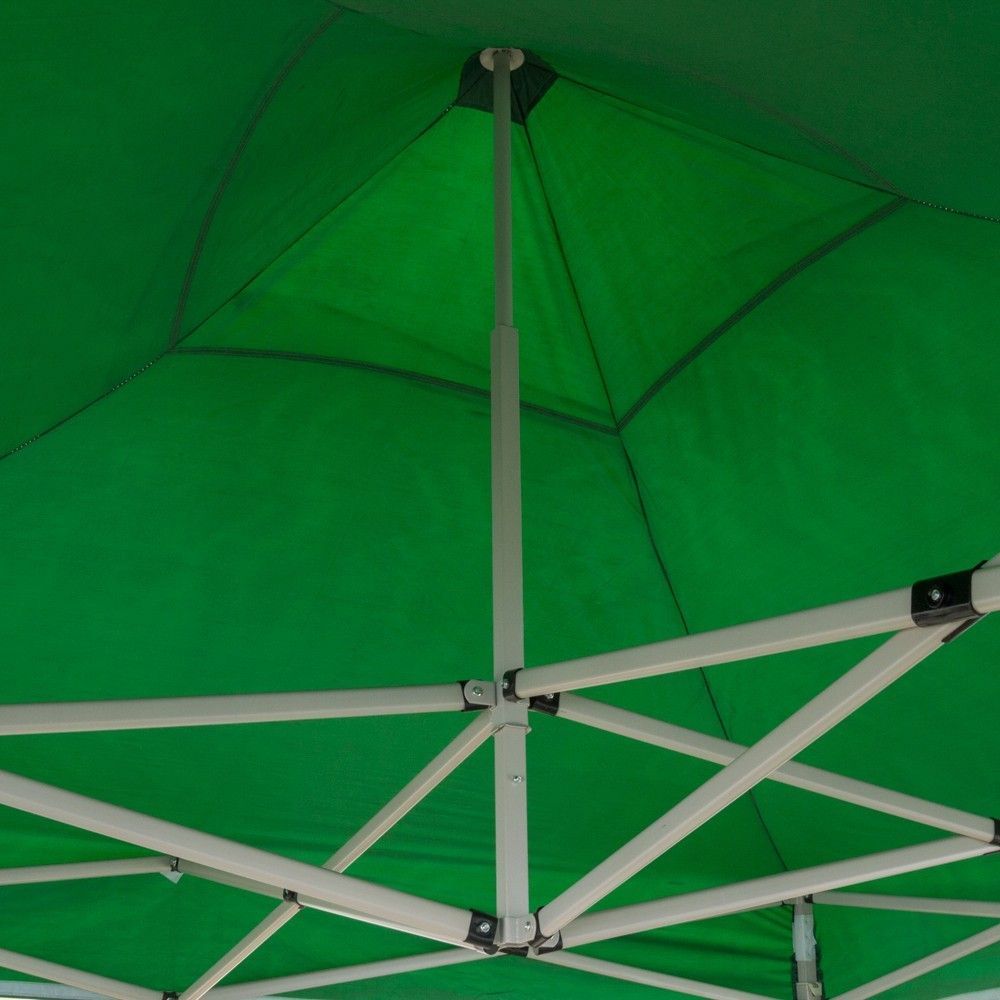Gazebo pieghevole 3x3 Verde in PVC impermeabile