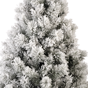 Albero di Natale Vancover innevato H 150 x Ø86 cm