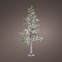 Albero di Natale con 270 led esterno-interno H210 x Ø60