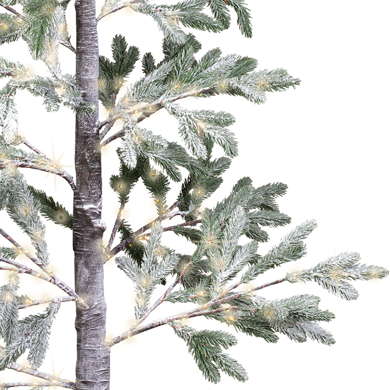 Albero di Natale con 270 led esterno-interno H210 x Ø60