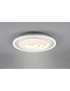Grande Plafoniera Circolare Moderna Led Dimmer Kagawa Bianco Trio Lighting