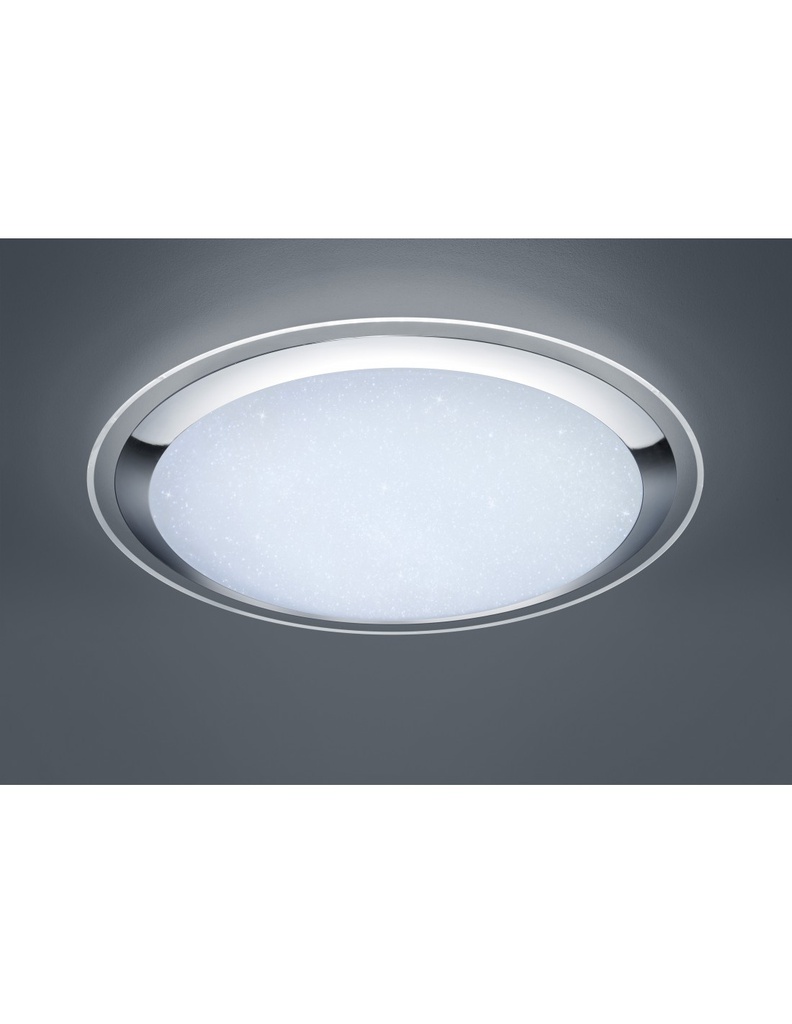 Grande Plafoniera Led Dimmer Miko Glitter Ø85 cm Trio Lighting