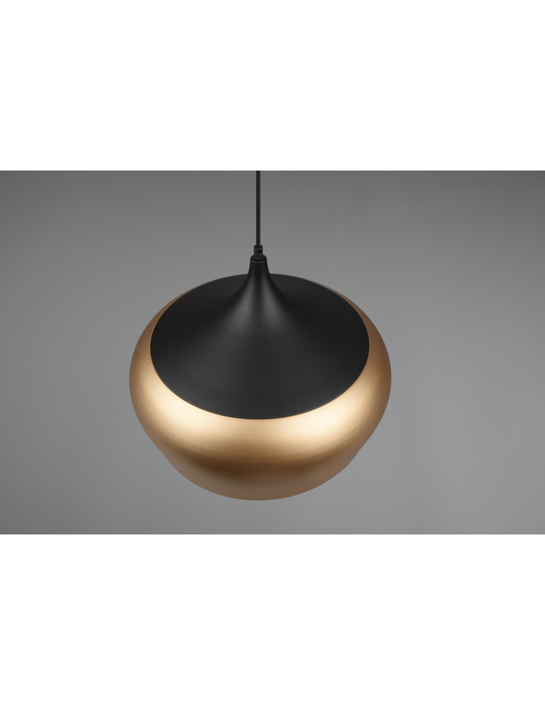 Grande Sospensione Cucina Paralume Ottone Chiron Trio Lighting