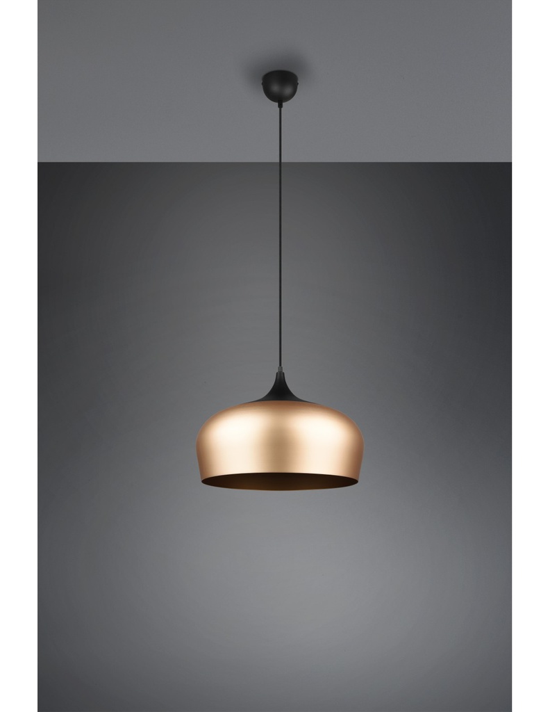 Grande Sospensione Cucina Paralume Ottone Chiron Trio Lighting