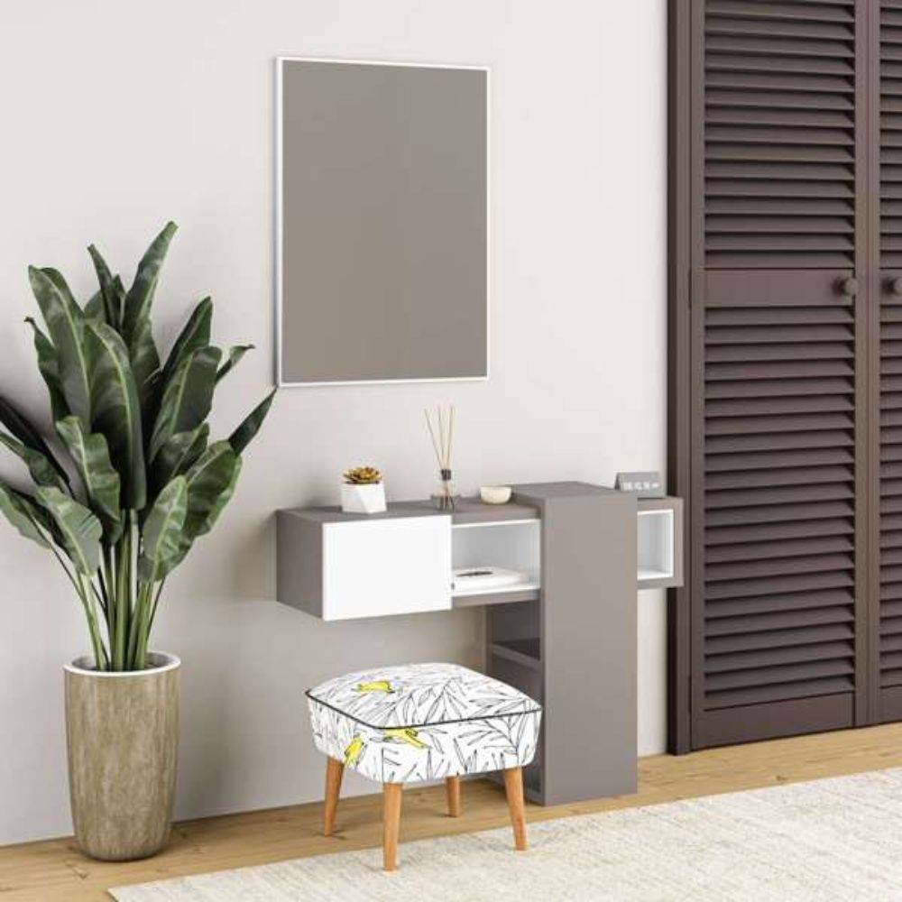 Ingresso Efes Mocha Bianco con Specchio L100 x P30 x 72.5 H cm