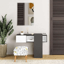 Ingresso Efes antracite bianco con specchio EFFEZ