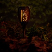 Kaemingk Paletto Solare Solar Torch Luce Effetto Fiamma