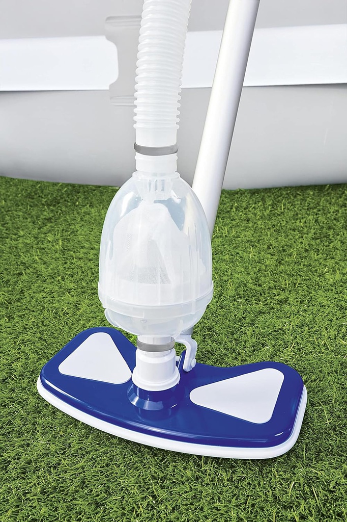 Kit per Pulizia Piscina Fuori Terra con Retino e Spazzola 58234