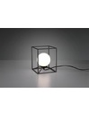 Lampada Da Tavolo Gabbia 1xG9 Nero Opaco 14x14 cm Trio Lighting