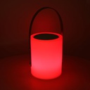 Lampada Led in plastica ricaricabile multicolor con musica cm20 h