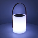 Lampada Led in plastica ricaricabile multicolor con musica cm20 h