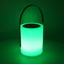 Lampada Led in plastica ricaricabile multicolor con musica cm20 h